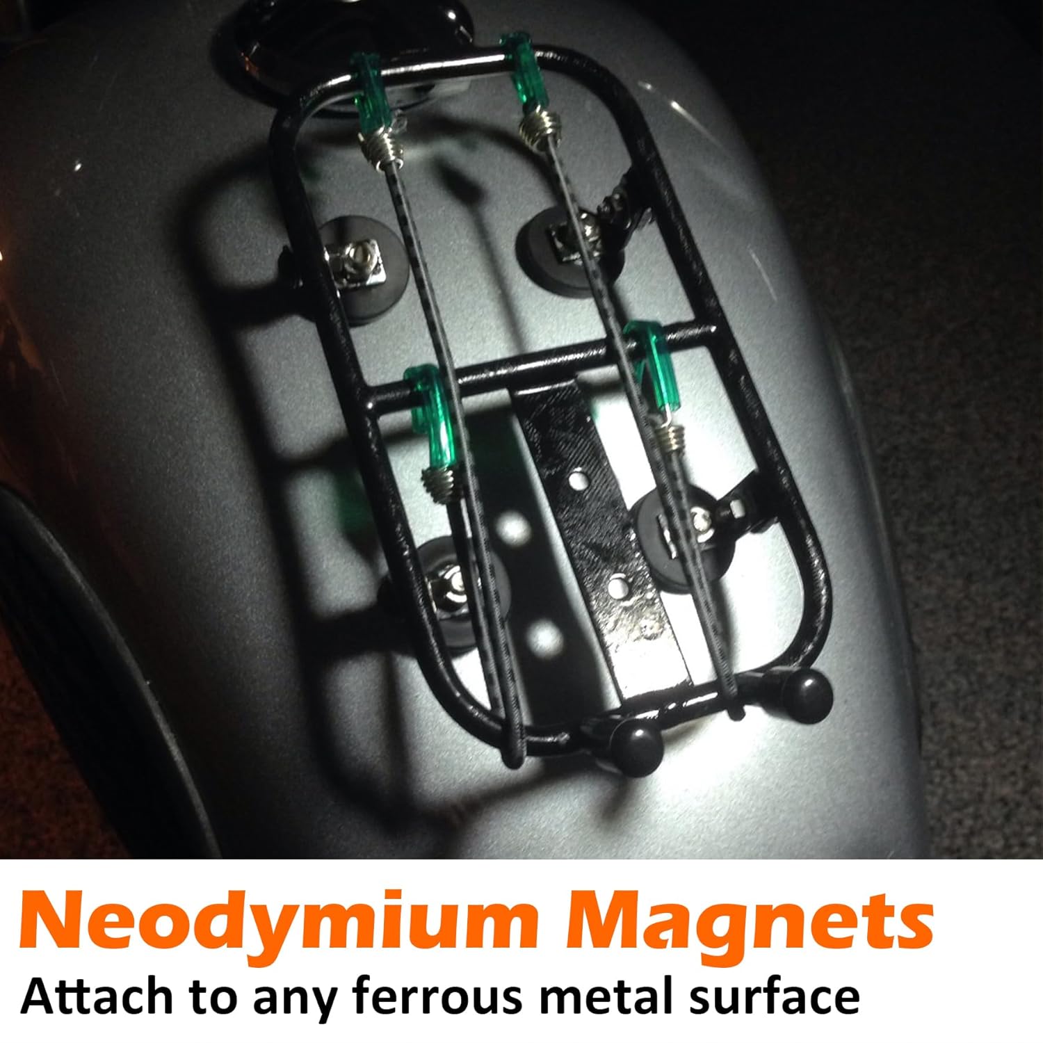 MUTUACTOR Neodymium Rubber Coated Magnets,Φ1.96”20lbs Anti-Scratch Rubber Earth Magnet with M4 Female Hole,4packs Non-Scratch Mounting Magnets for Camera Equipment LED Lights and DIY Tools Brackets